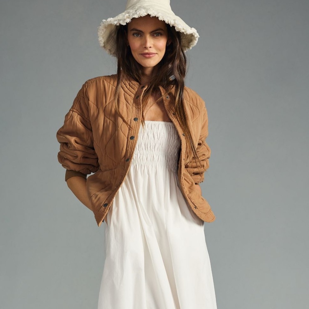 Like New BLANKNYC Chai Tea quilted Jacket